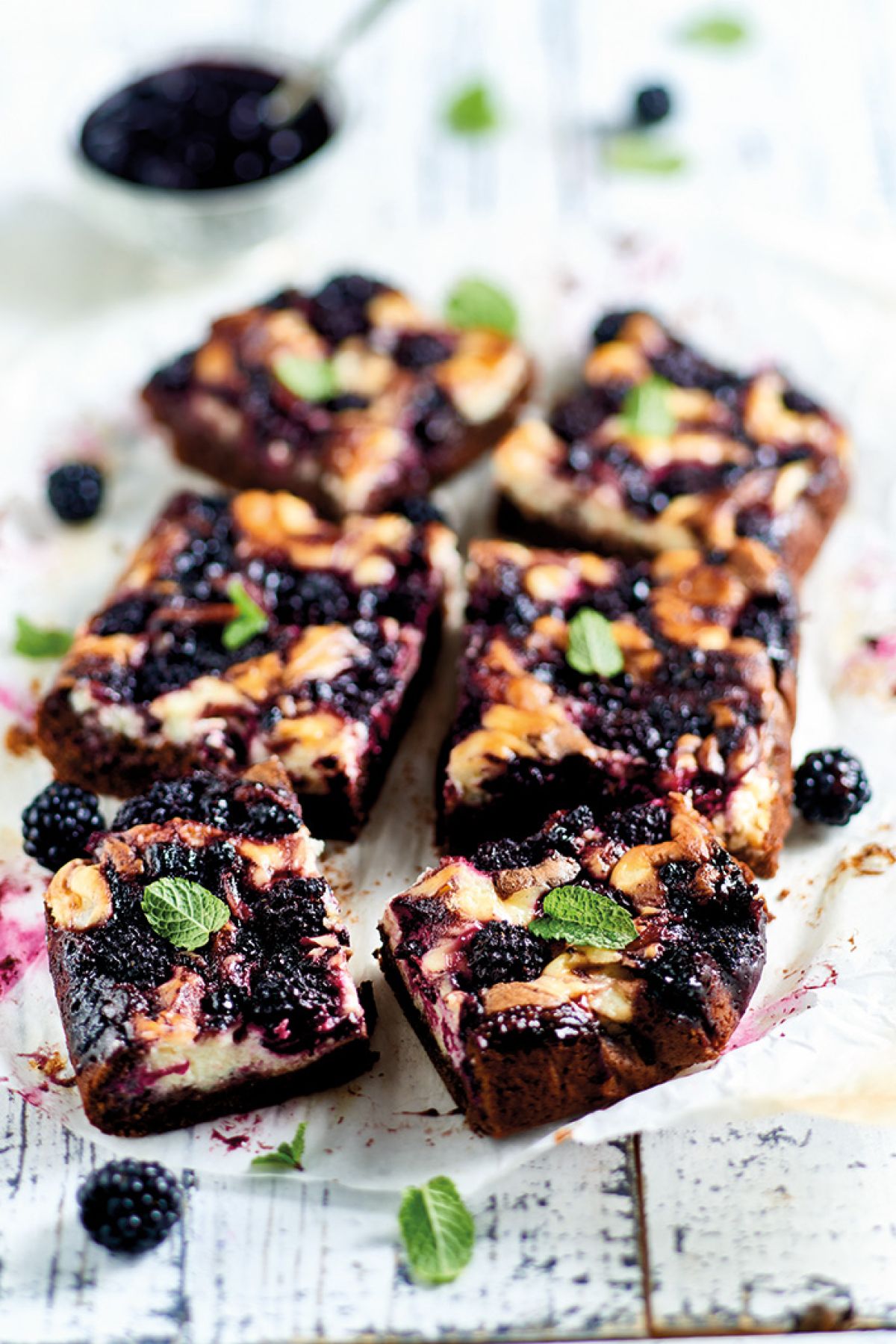 Brownies cheesecake alle more