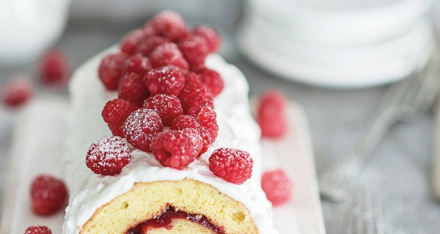 Raspberry roll