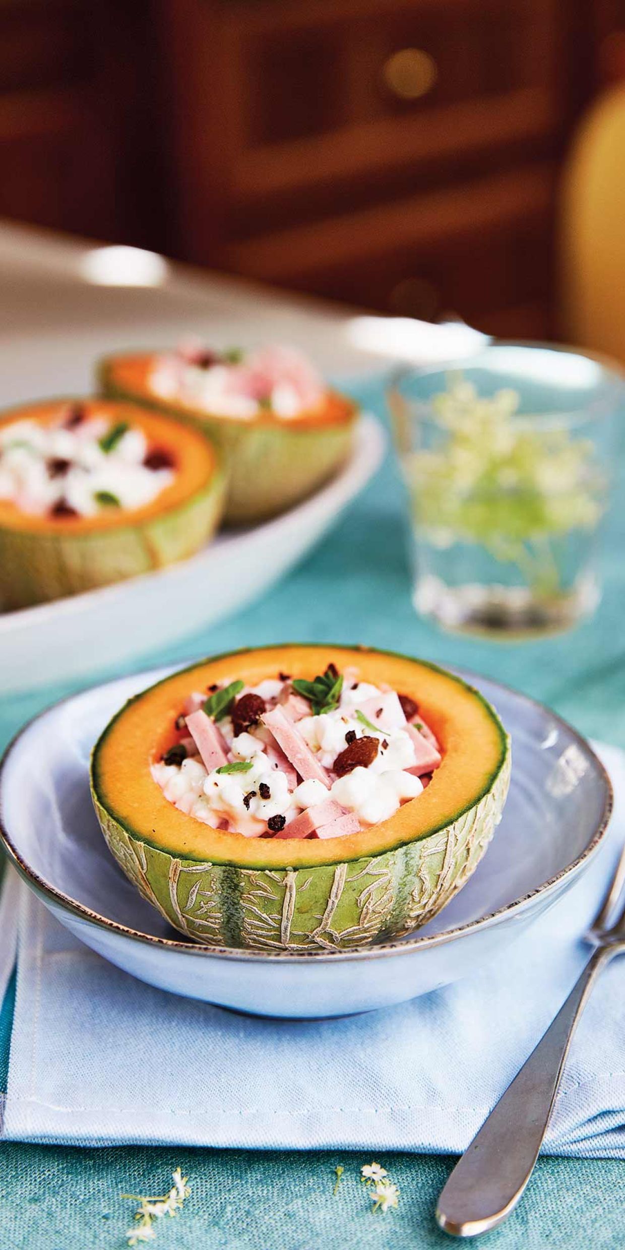 Melone con fiocchi di latte