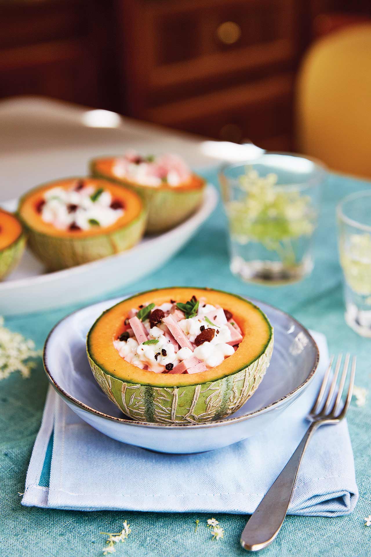 Melone con fiocchi di latte
