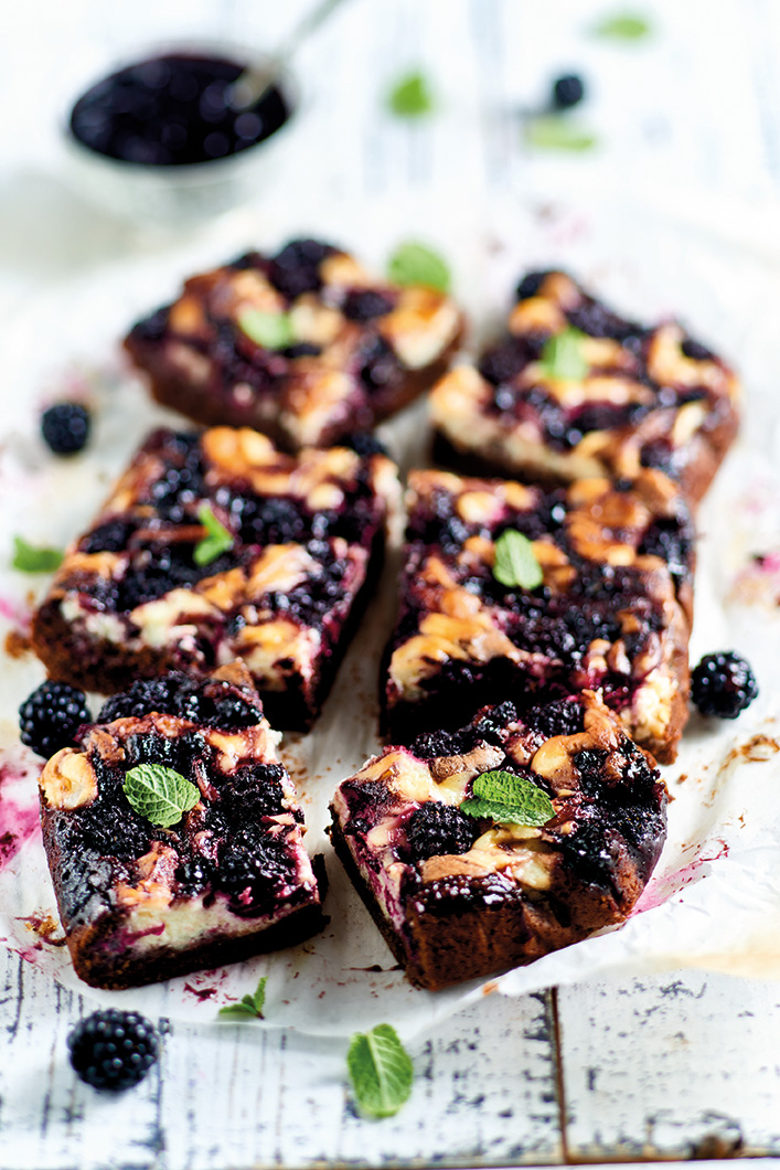 Brownies cheesecake alle more